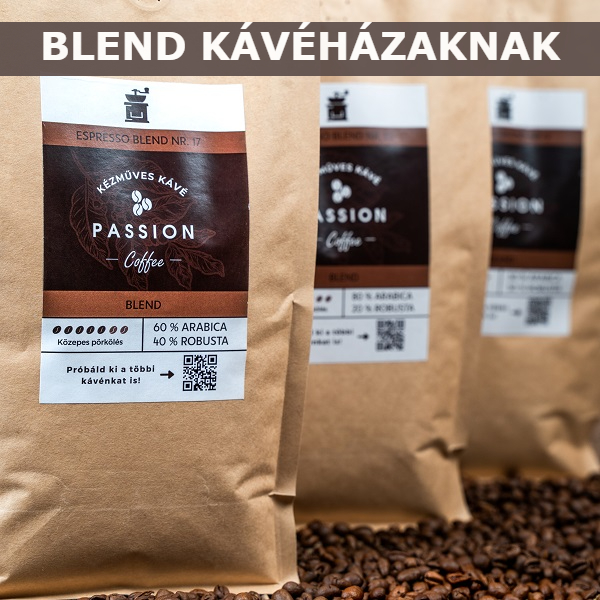 Blend szemes kávék kávéházaknak – Passion Coffee.