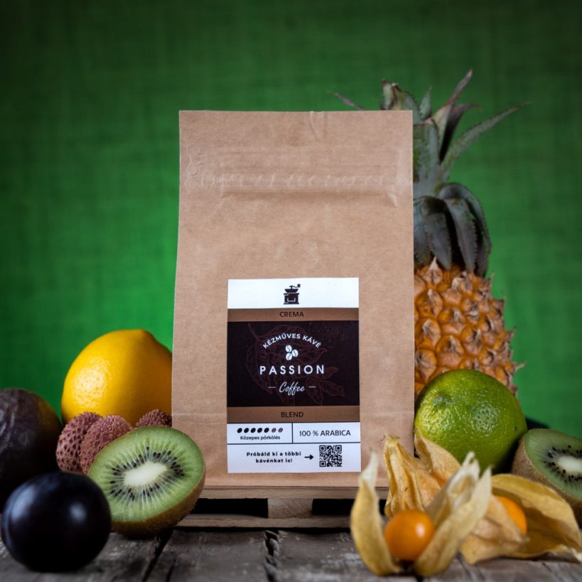 Crema Blend szemes kávé – Passion Coffee