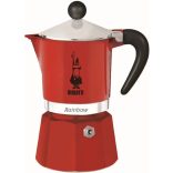 Bialetti Rainbow kotyogós kávéfőző 1 adag, piros