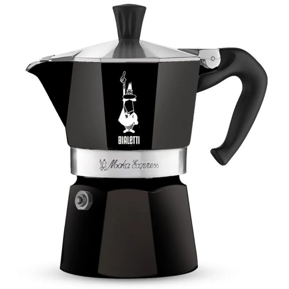 Bialetti Moka Express kotyogós kávéfőző 1 adag, fekete