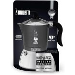 Bialetti Fiammetta Induction kotyogós kávéfőző 2 adag, antracit
