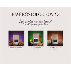 PASSION VII. Szemes Kávéválogatás 3 x 100 GRAMM