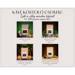 PASSION X. Szemes Kávéválogatás 4 x 100 GRAMM