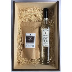   Szemes kávé ajándékcsomag Panyolai Vilmos körte pálinkával  9.