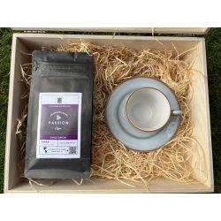 Szemes kávé ajándékcsomag Sola Day 90ml csészével