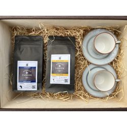 Szemes kávé ajándékcsomag 2db Sola Day 90ml csészével
