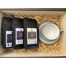 Szemes kávé ajándékcsomag Sola Day 220ml csészével